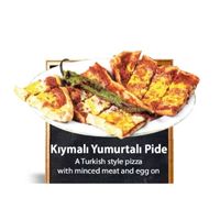 Kıymalı Yumurtalı Pide